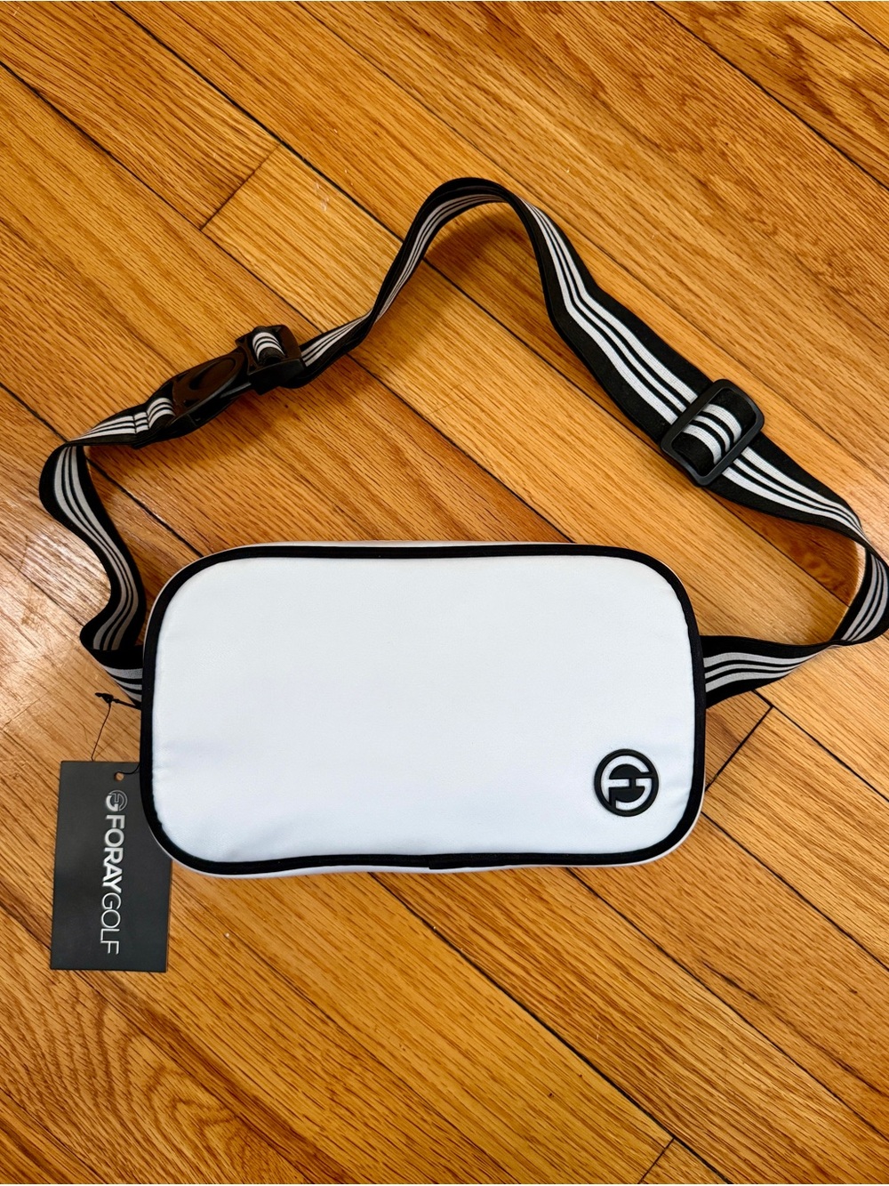 FORAY GOLF White Women’s Crossbody Belt Bag